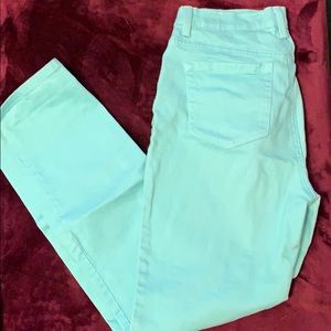 Light blue high waisted pants